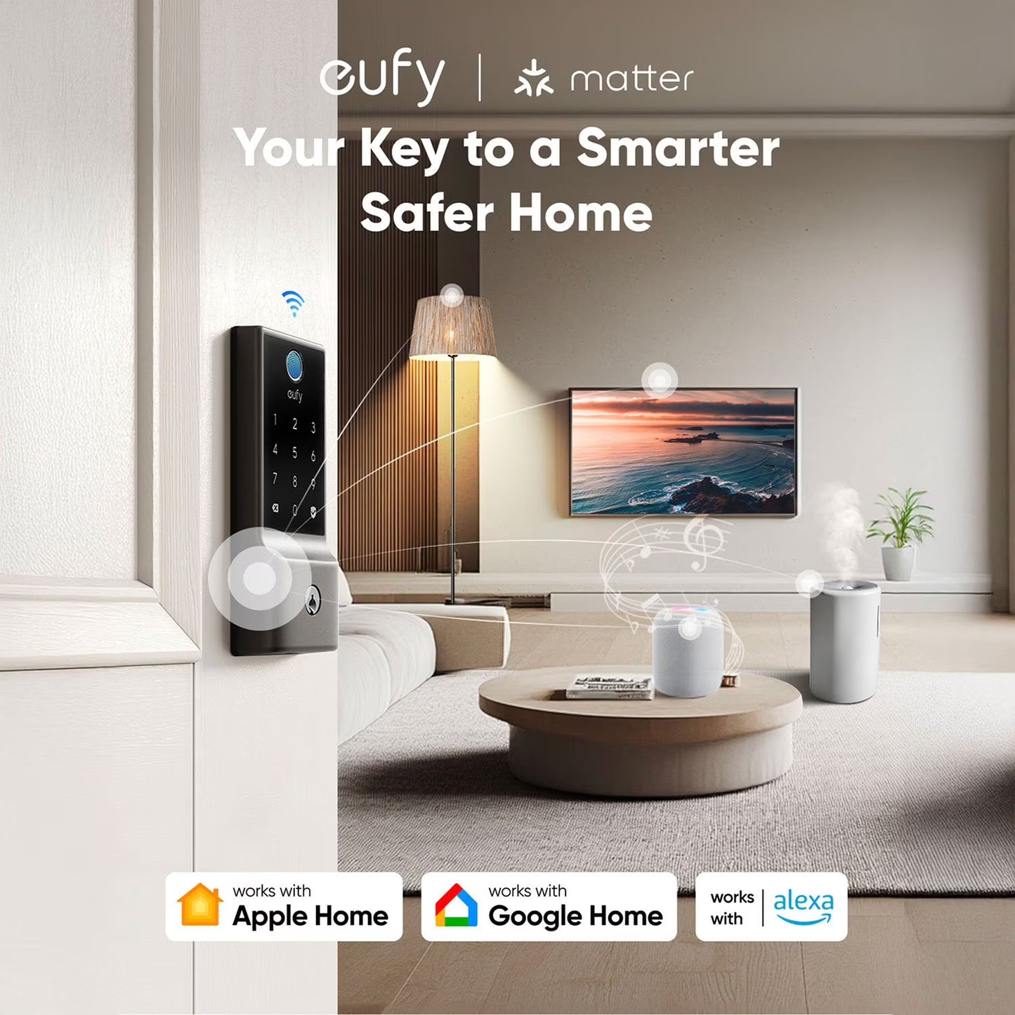 eufy E31 Keyless Entry Smart Lock with Fingerprint Reader