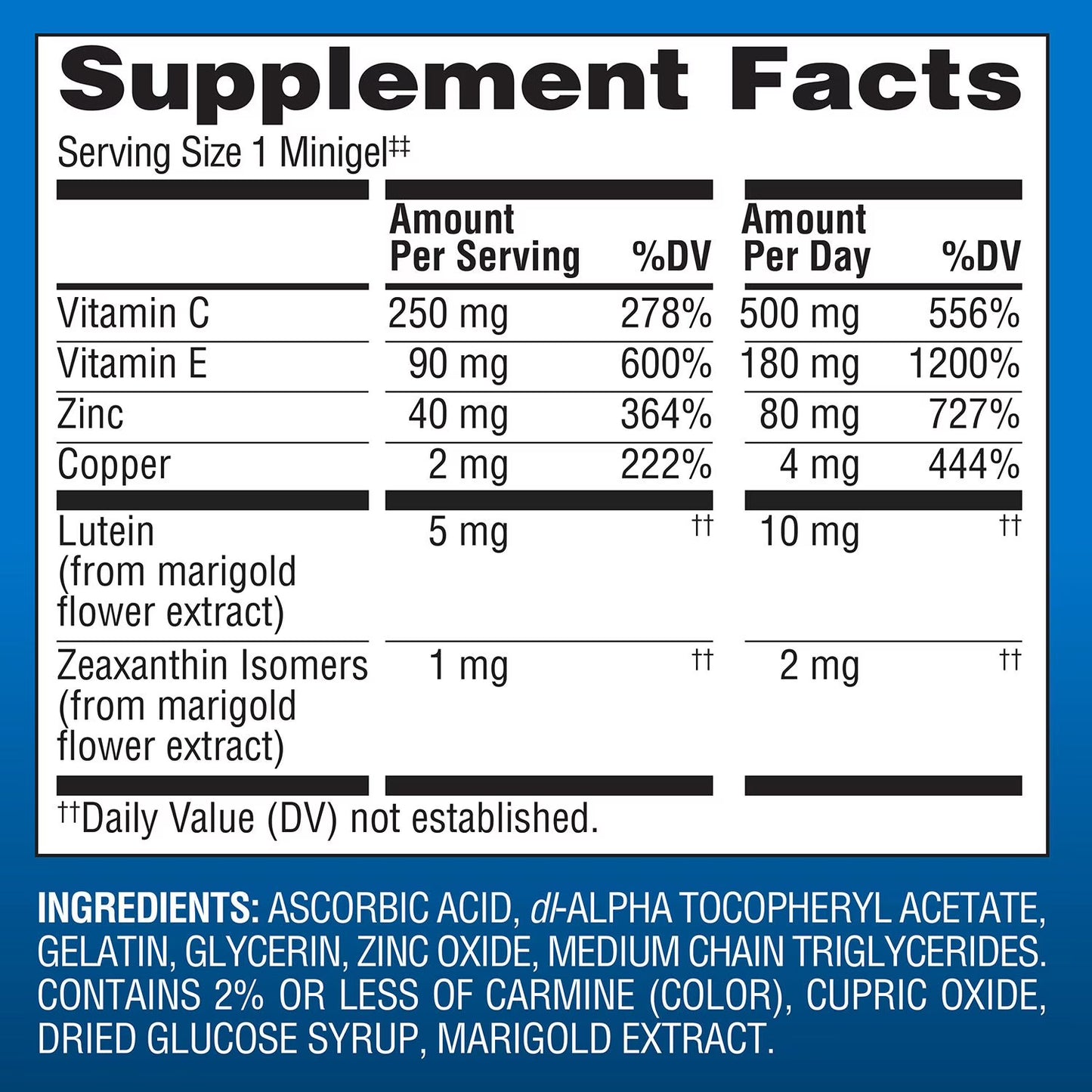 Advanced Eye Health Complex Softgels, 210 ct.