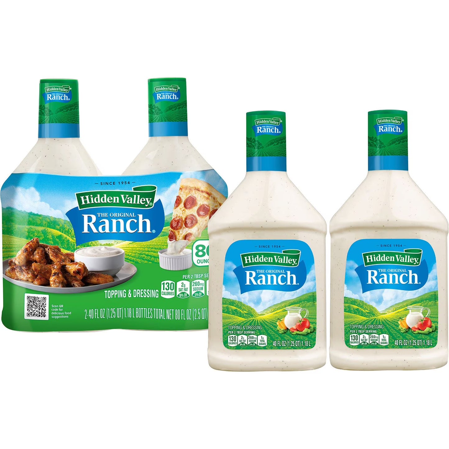 Hidden Valley Original Ranch Dressing, 40 oz., 2 pk.