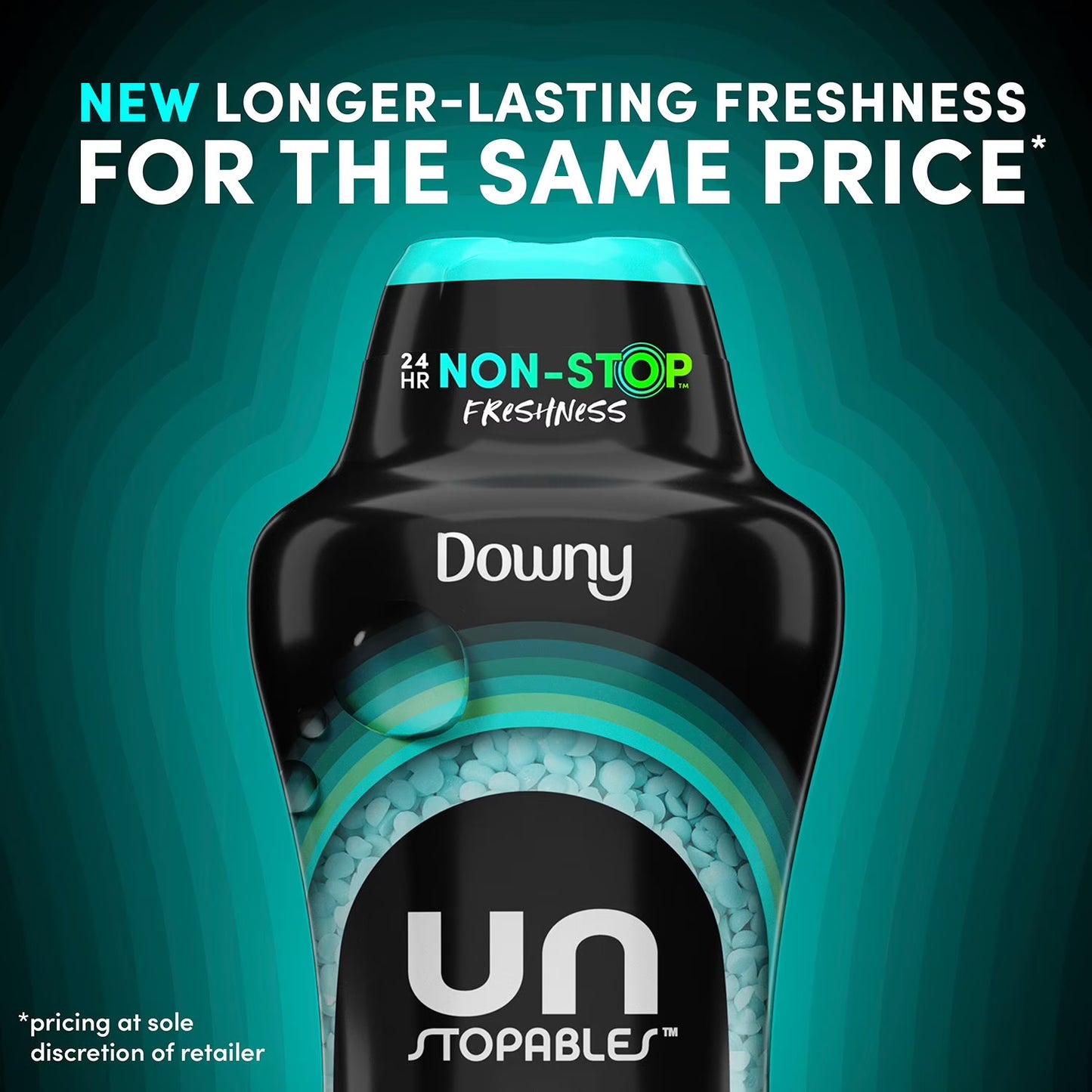 Downy Unstopables In-Wash Laundry Scent Booster Beads, Fresh, 39.9 oz