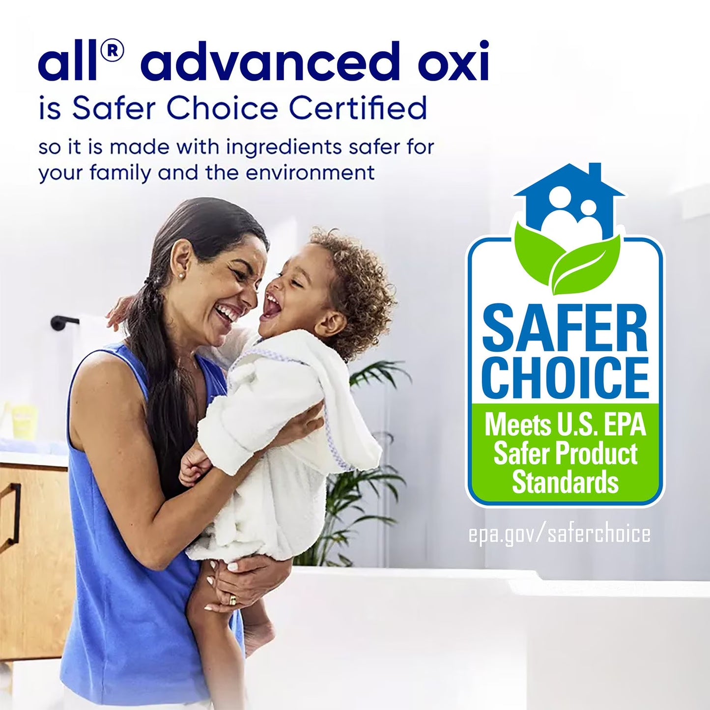 all Liquid Laundry Detergent, with Advanced OXI Stain Removers, 208oz, 140 loads
