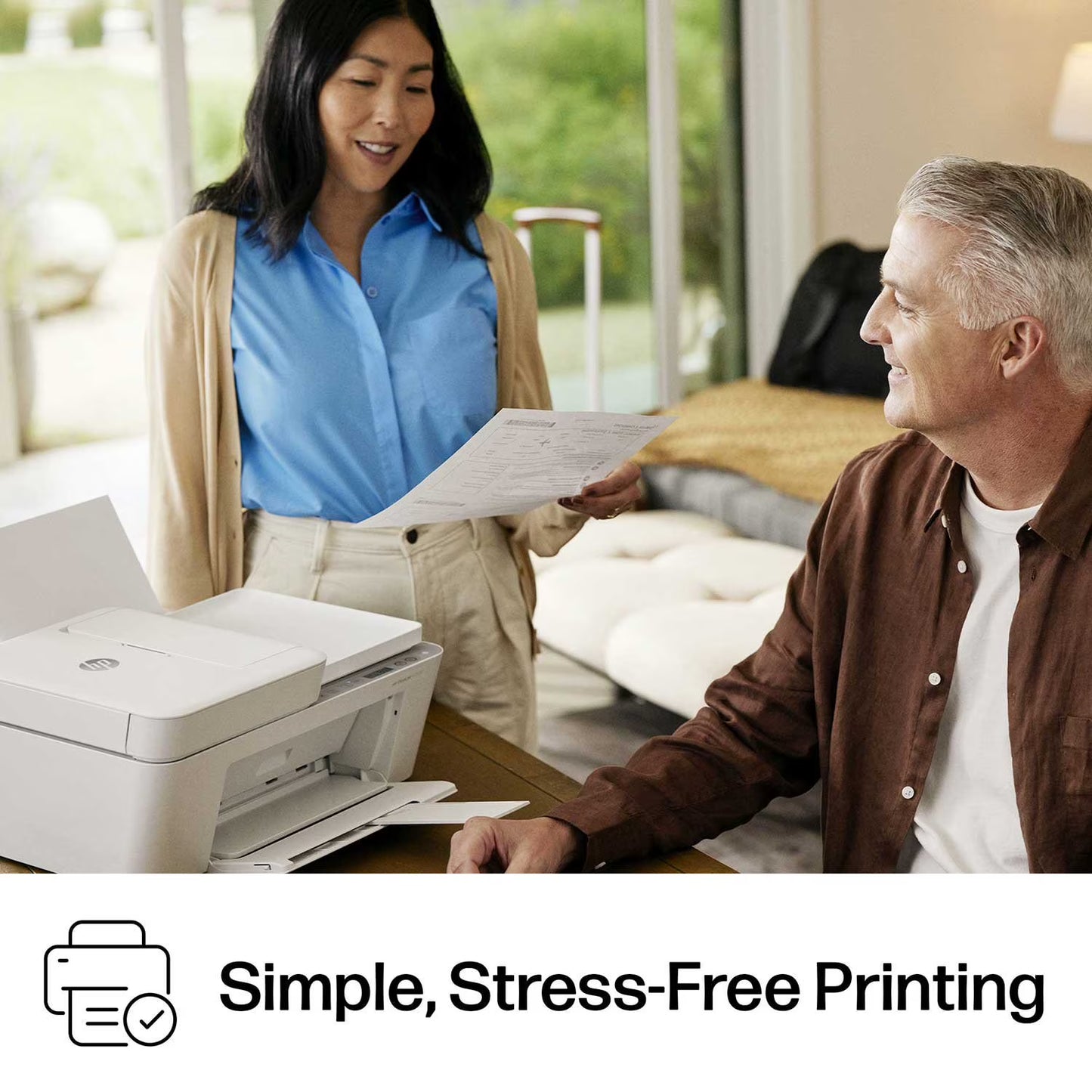 HP DeskJet 4258e Wireless All-in-One Inkjet Printer, 6 Months Instant Ink with HP+