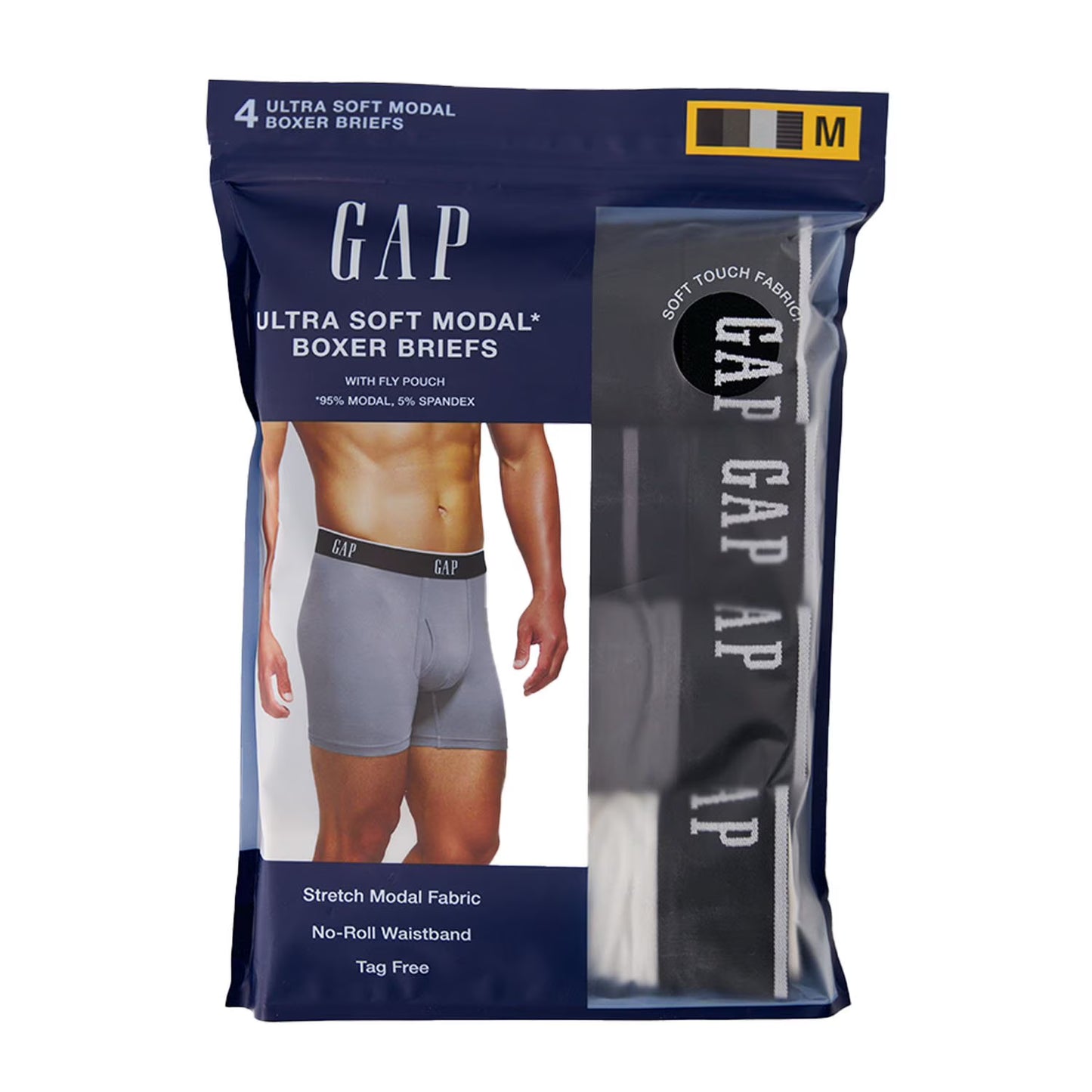 Gap Men's 4-Pack Ultra Soft Modal Boxer Brief