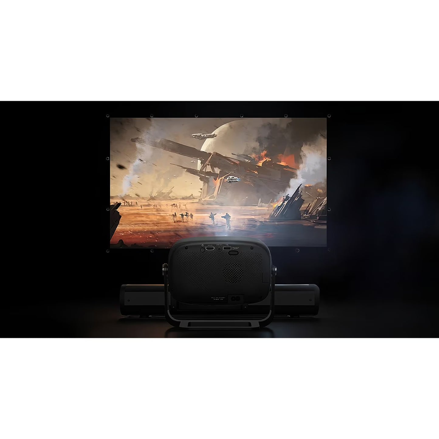 Fugoo Outdoor Projector & Soundbar Bundle with Tripod & 120" Foldable Screen