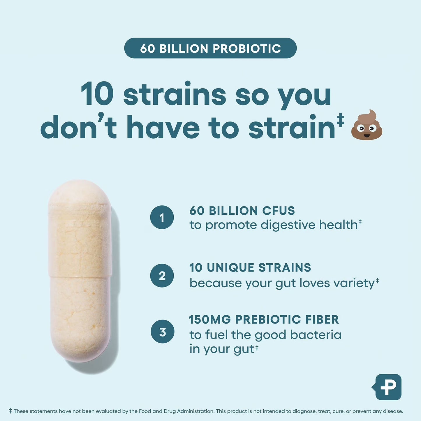 Physician's Choice 60 Billion CFU Probiotic Capsules, 84 ct.