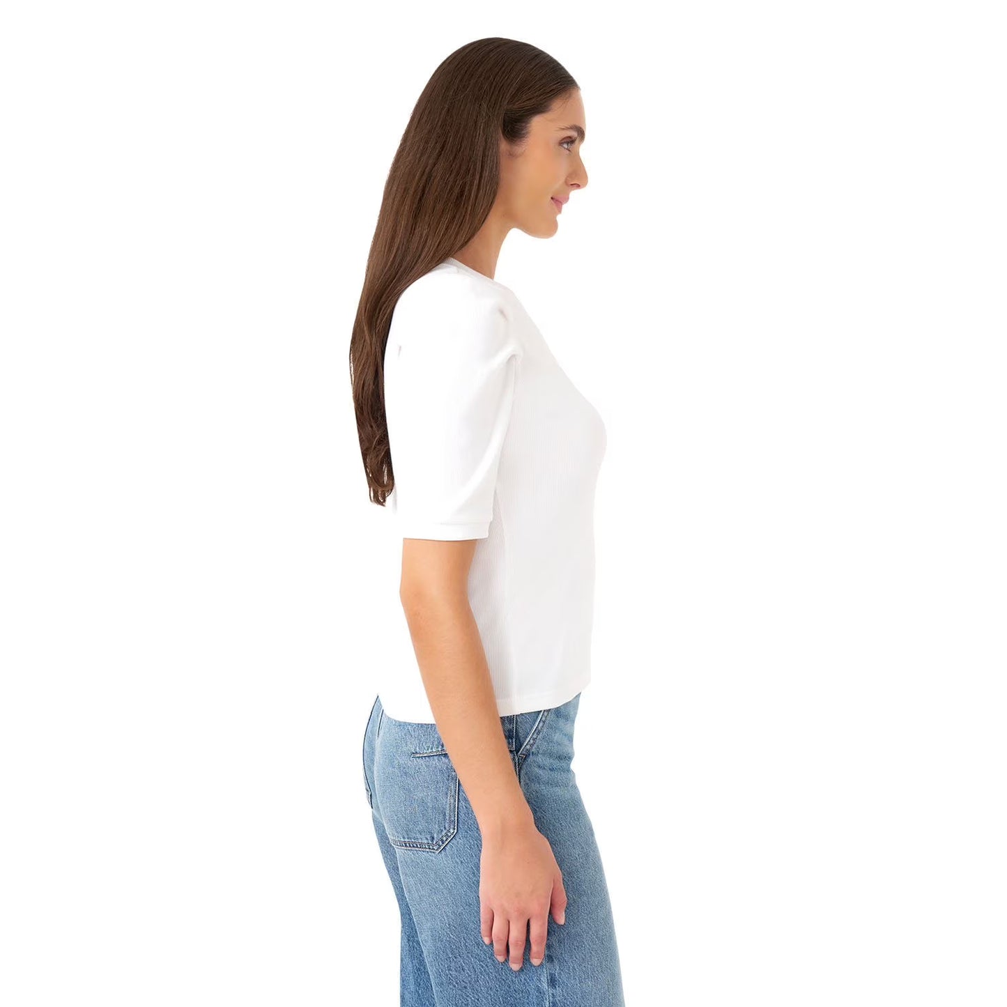Rebecca Minkoff Women's Puff Sleeve Top