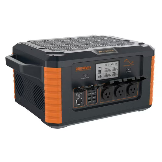 2,000 Watt Wattbricks Energy Inc. MP2000 Portable Power Station Solar Generator