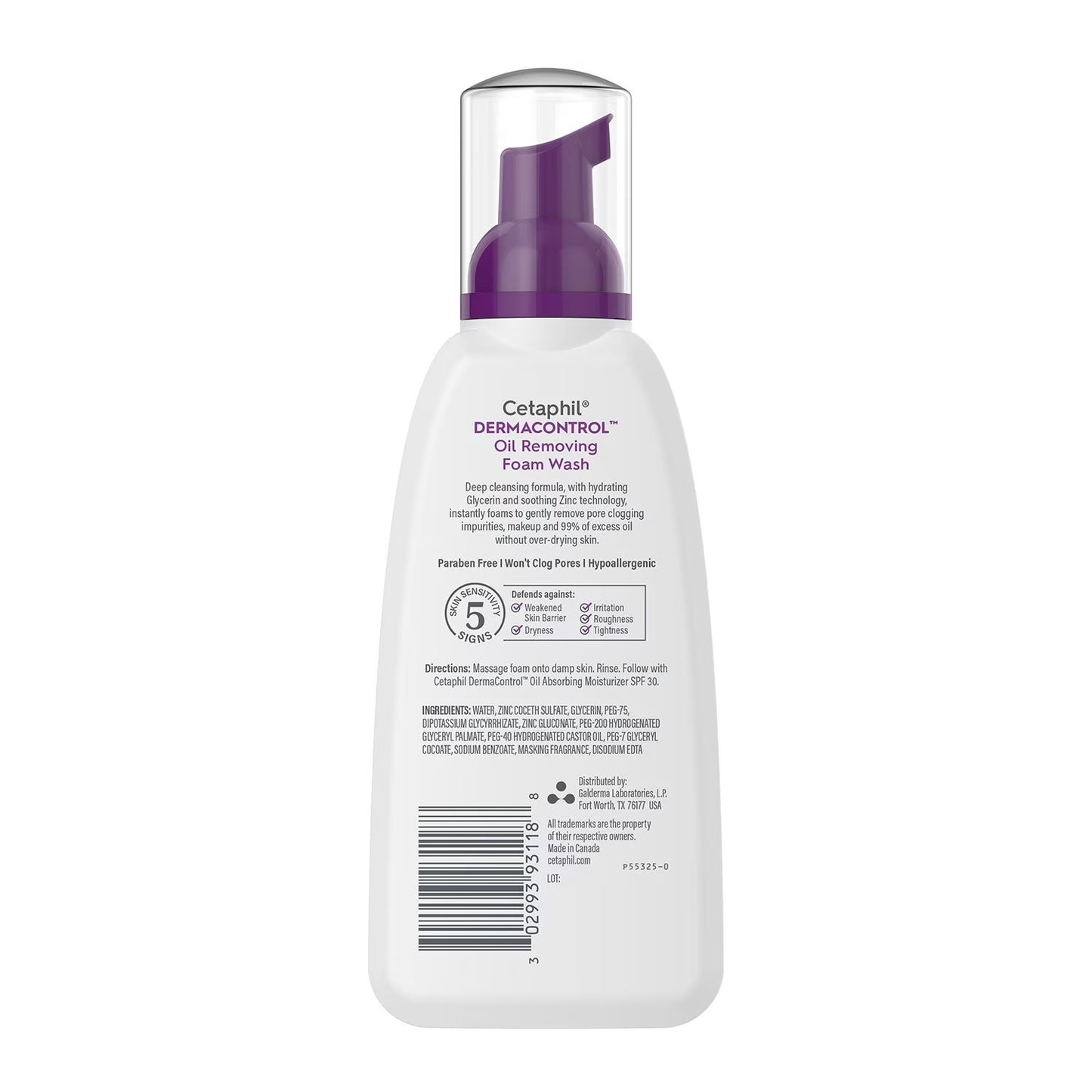 Cetaphil Oil Removing Foam Wash, 8 fl. oz., 3 pk.